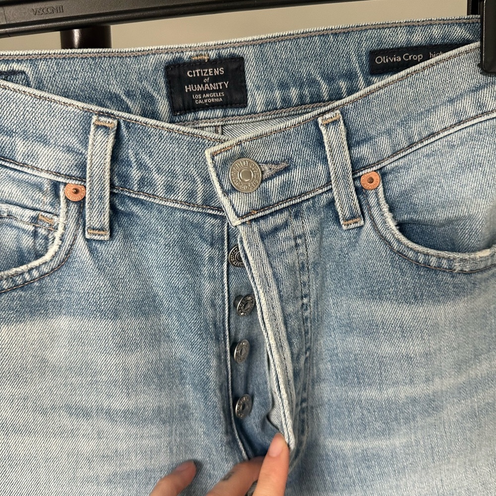 Citizens of Humanity Olivia Crop in Renew sz 23 Ankle Jeans